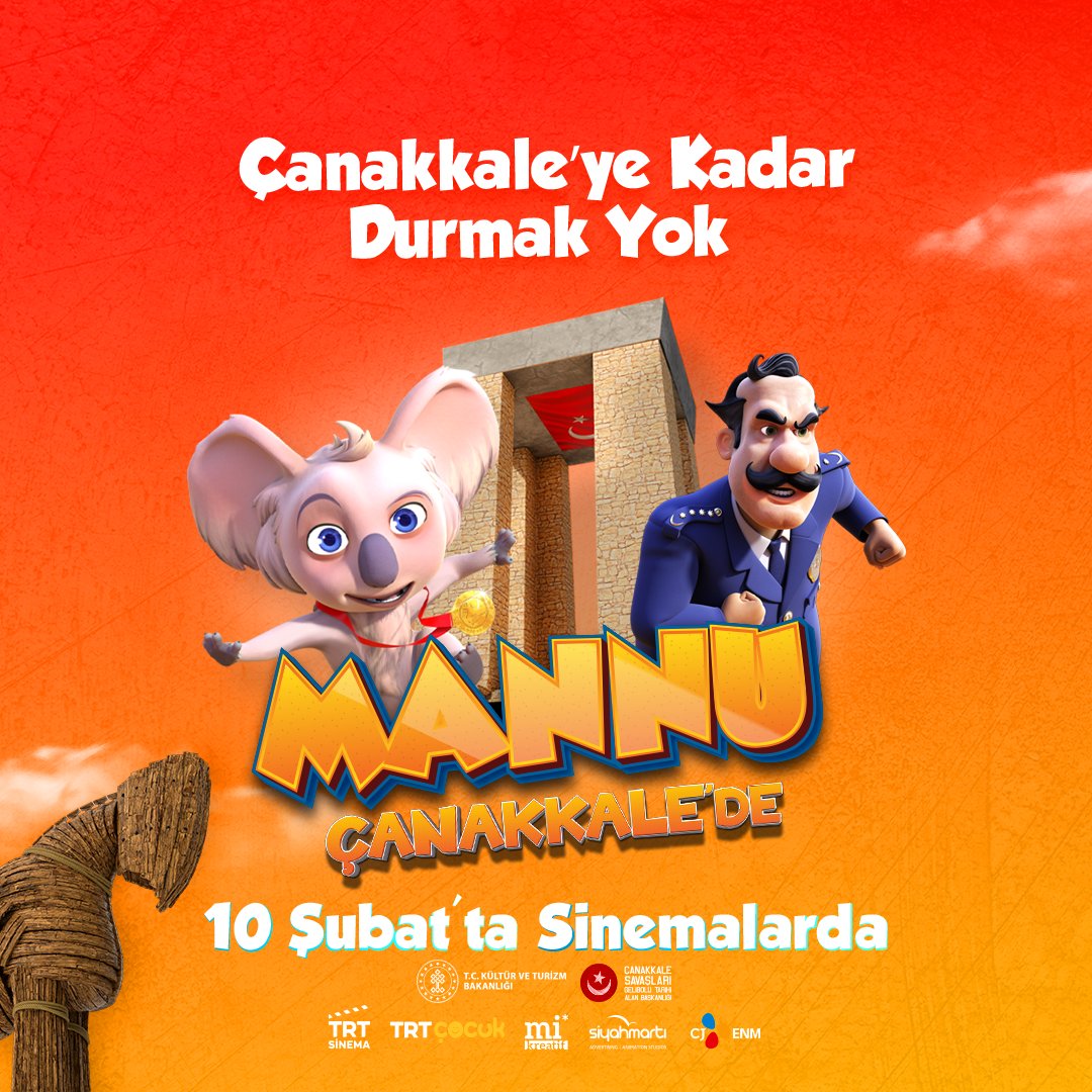 Avustralya’dan Çanakkale’ye uzanan soluksuz bir macera. Sevimli Koala Mannu’nun eğlenceli hikayesini izlemek için 10 Şubat’ta sinemalarda buluşalım 🐨