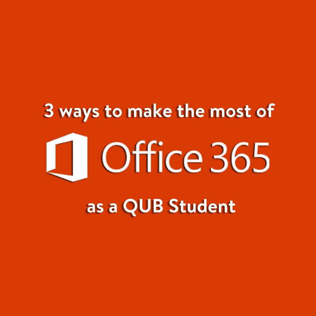 QUBDigiChamps's tweet photo. Check out these handy ways to make the most of Office 365! Remember: as a Queen's student you are able to access Office 365 for free through your university account!

@qub_ael @qubschooloflaw @QUBSSESW @HAPPatQUB https://t.co/YopUQ0A3BC