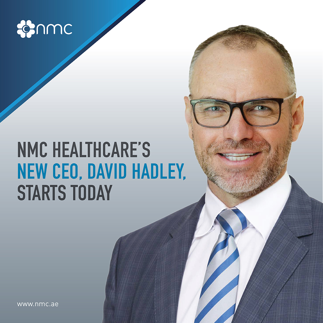 NMCHealthcare's tweet photo. NMC Healthcare announces the joining of David Hadley as the Group’s new CEO. 

Please join us in wishing David Hadley all the best in his new role and welcoming him to the NMC family!

#NMCHealthcare #NewCEO #UAE #Oman #NMC https://t.co/Cbw2MYhK5s