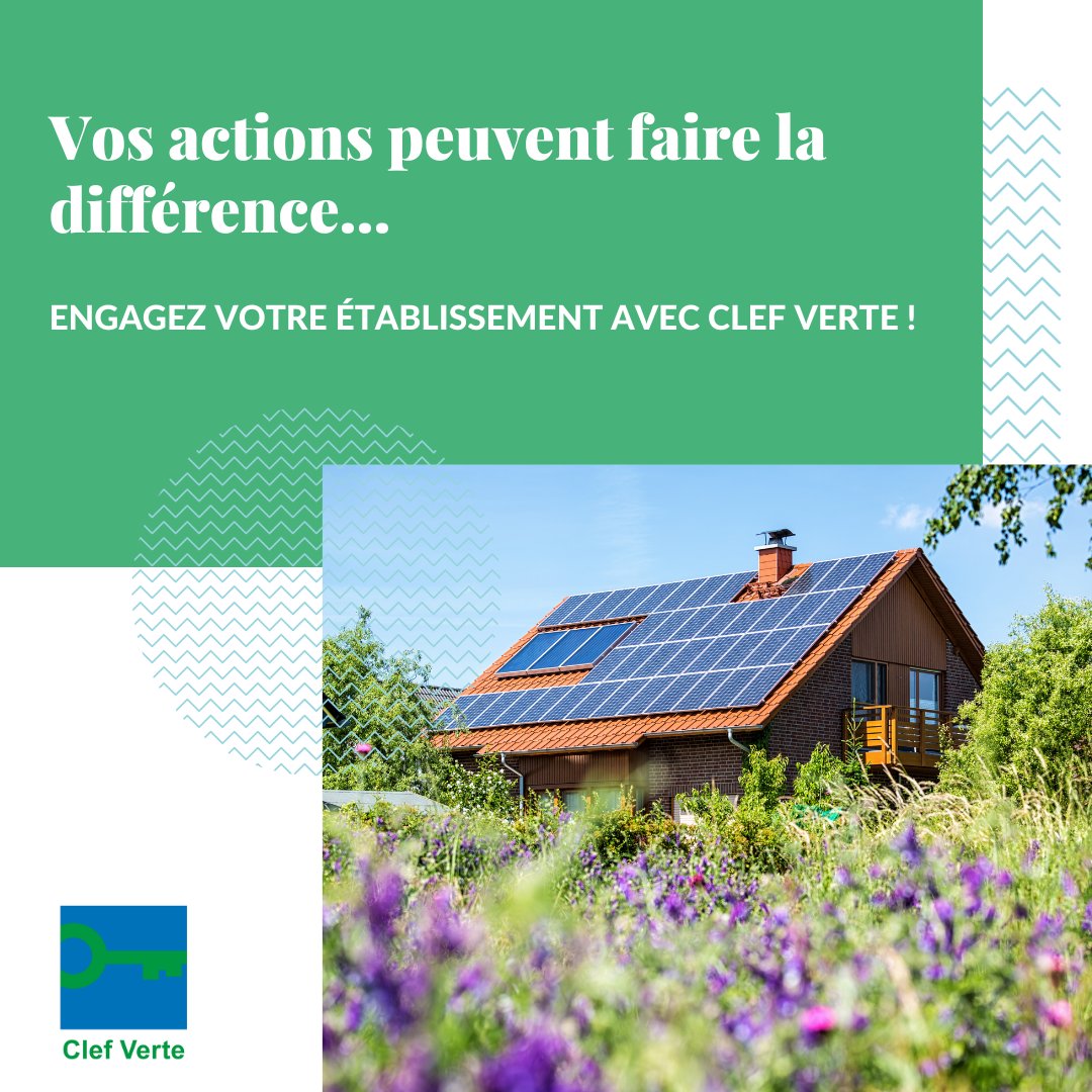 🌎 La bonne gestion de l’énergie est un enjeu majeur d’aujourd’hui et de demain. Les 1077 lauréats du label Clef Verte s'engagent dans cette réflexion. 
👉Rejoignez-les en candidatant dès aujourd'hui : bit.ly/CandidaterCV24 ! 

#Clefverte2024 #tourismedurable #ecotourisme