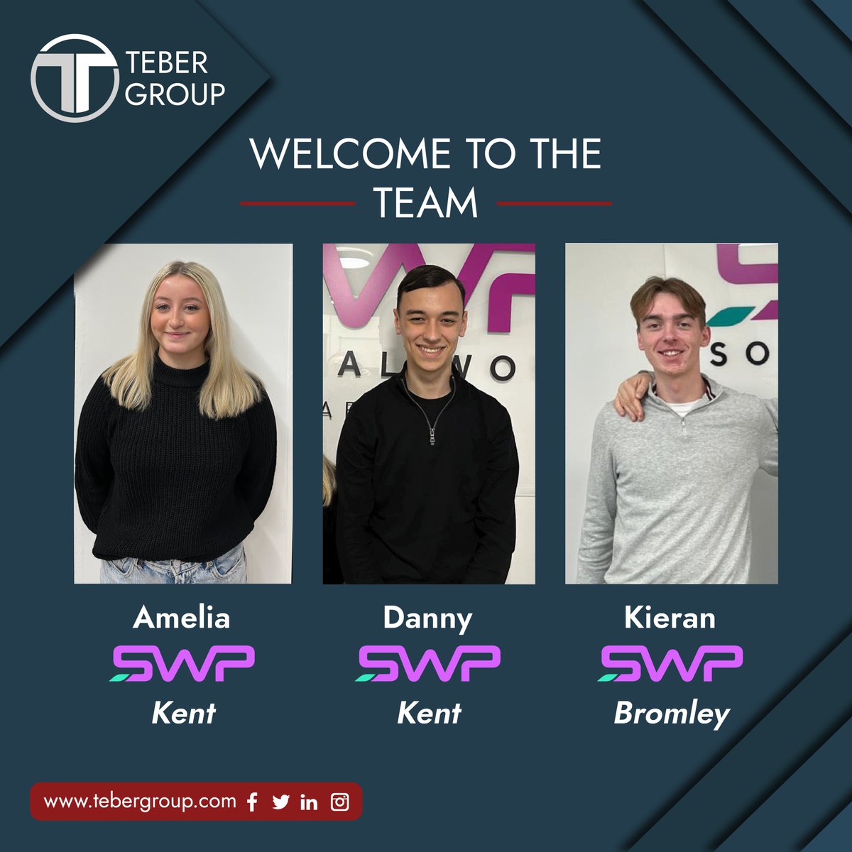 TeberGroup's tweet image. Join us in welcoming our newest recruits to the Teber Group for January 2023👋

Welcome to the Teber family and we want to wish you all the best in your careers with us!

#newstarters #welcome #recruitment #brands #recruitmentgroup