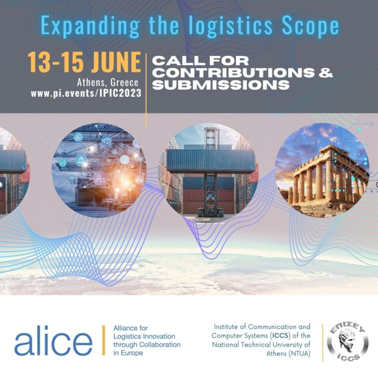 SLPalliance's tweet photo. Feel free to contact any of the 3 partners for more information and participation.
#SMARTLogisticsPartnership will participate & present at the #IPIC2023 conference on June 13-15, 2023, Athens, Greece
@IPIConference
https://t.co/9ZZ0ERbmIp or contact @FernandoLiesa of #ALICE_etp https://t.co/GHxan1B2lZ