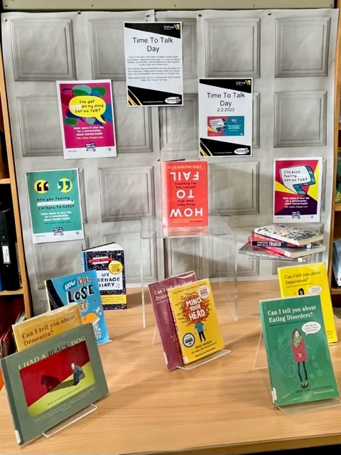 DurhamLibraries's tweet photo. Time to Talk Day, is a national campaign that aims to bring people together to break the silence around mental health.
More information and useful tips about time to talk can be found on their website: https://t.co/UMhUlEWiAh
#DurhamLibraries #TimeToTalk https://t.co/AysiOjpBLE
