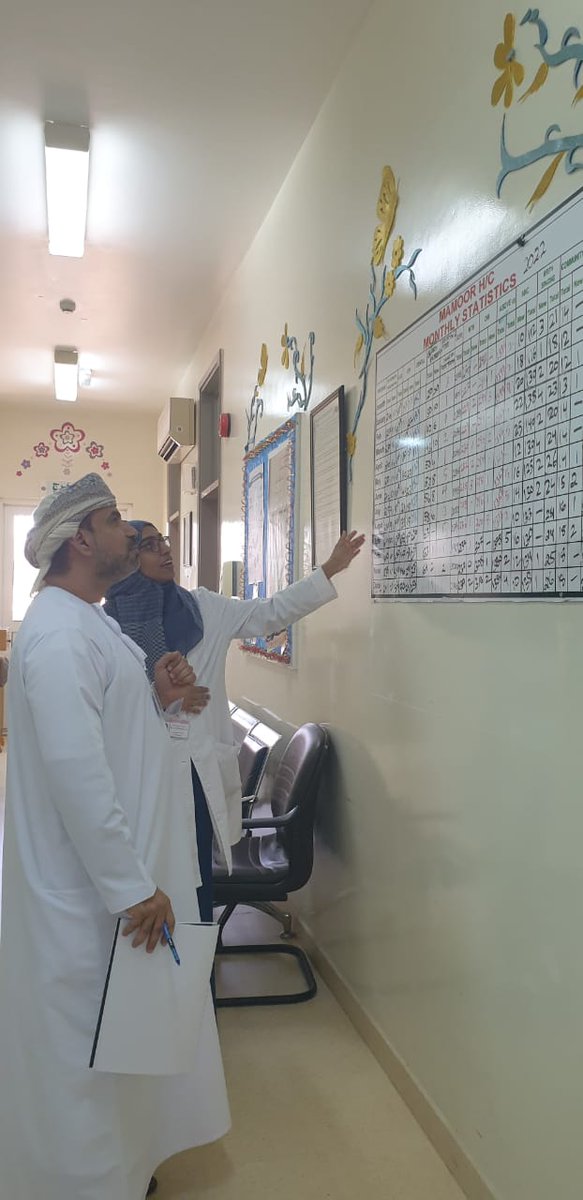 زار الدكتور ناصر الشكيلي المدير العام بـ #صحية_محافظة_الداخلية مركزي بسياء والمعمور الصحيين للإطلاع على سير العمل والوقوف على التحديات لإيجاد الحلول المناسبة لها.