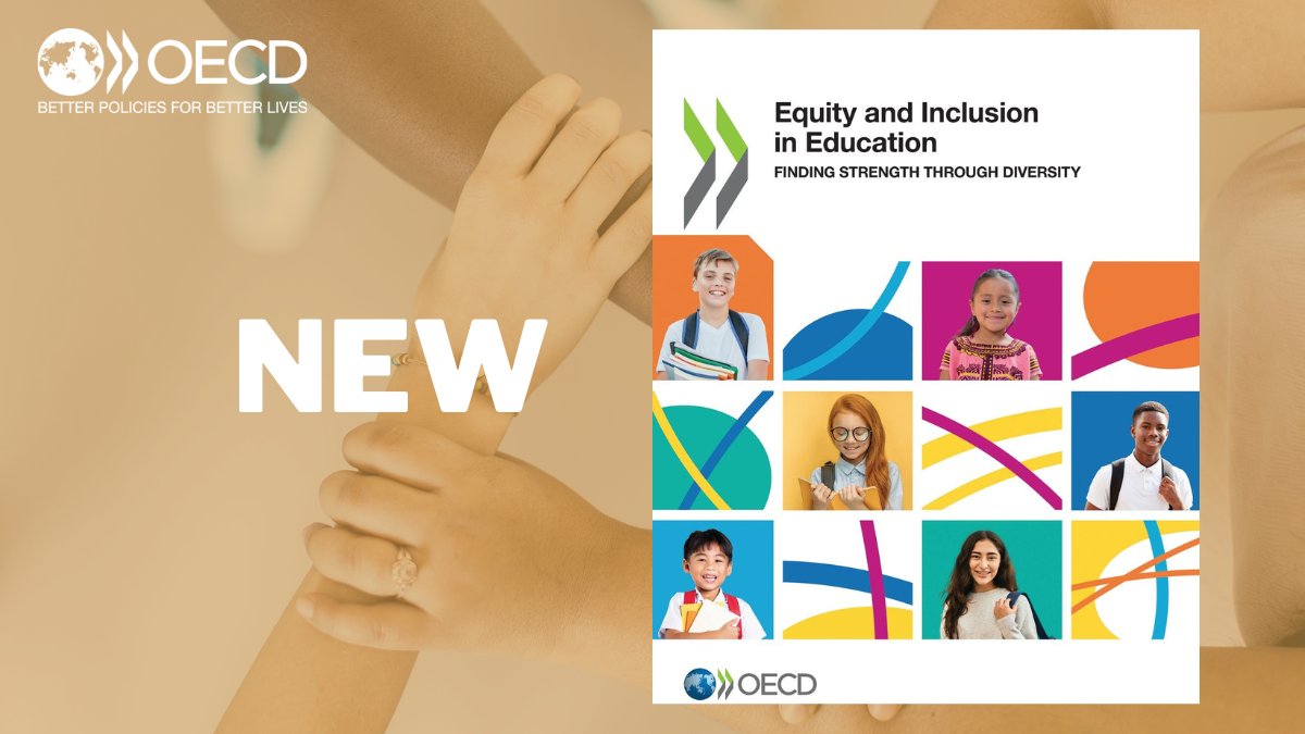 OECDEduSkills's tweet photo. 🆕#Equity &amp; Inclusion in Education: Finding strength through diversity

Our latest publication will take you into the key steps on how education systems &amp; teachers can leverage from growing diversity in the classrooms to achieve #EducationForAll 

Read: https://t.co/G3Wy7sRSAw https://t.co/Qh9bYZd7sv