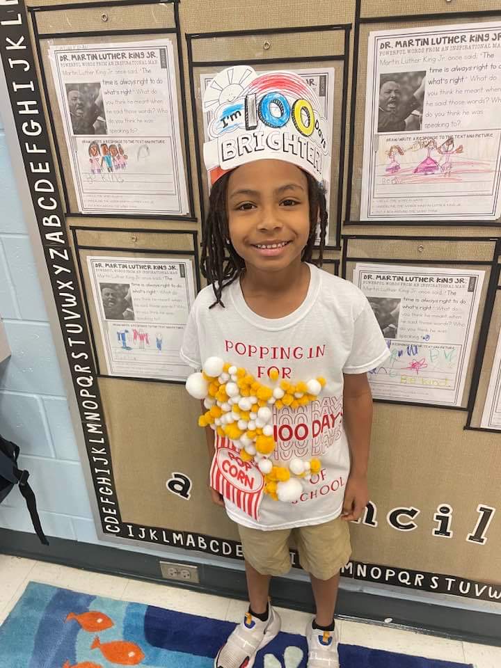 Yesterday, our kindergarten and pre-k students had the cutest parade ever celebrating 100 days of school! 🎉🤩💯