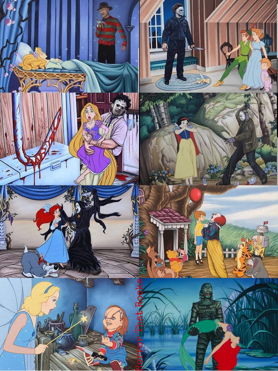 marixapanda's tweet photo. Horror took over Disney!Bravo!🩸🪓🔪😝 https://t.co/Azbna2o80L