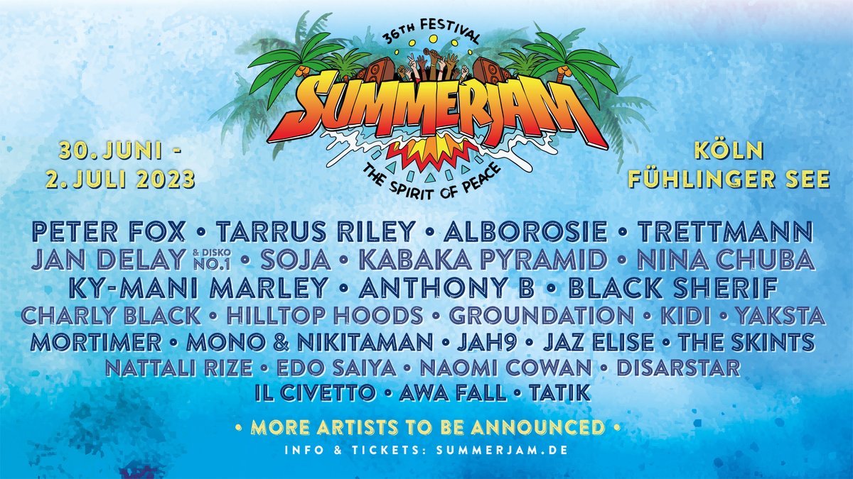 SUMMERJAM FESTIVAL tweet media