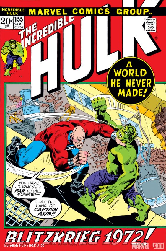 randomcomicbook's tweet image. Incredible Hulk (1962) #155 published 9/1972
marvel.com/comics/issue/8…