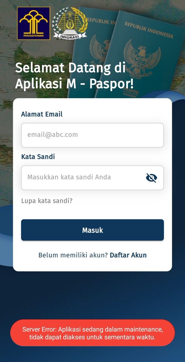 mitmit1712's tweet photo. @ditjen_imigrasi dari kemarin blm berhasil bikin akun, hari ini gantian kayak gini. Kenapa sih :") https://t.co/e7y8opUG2L