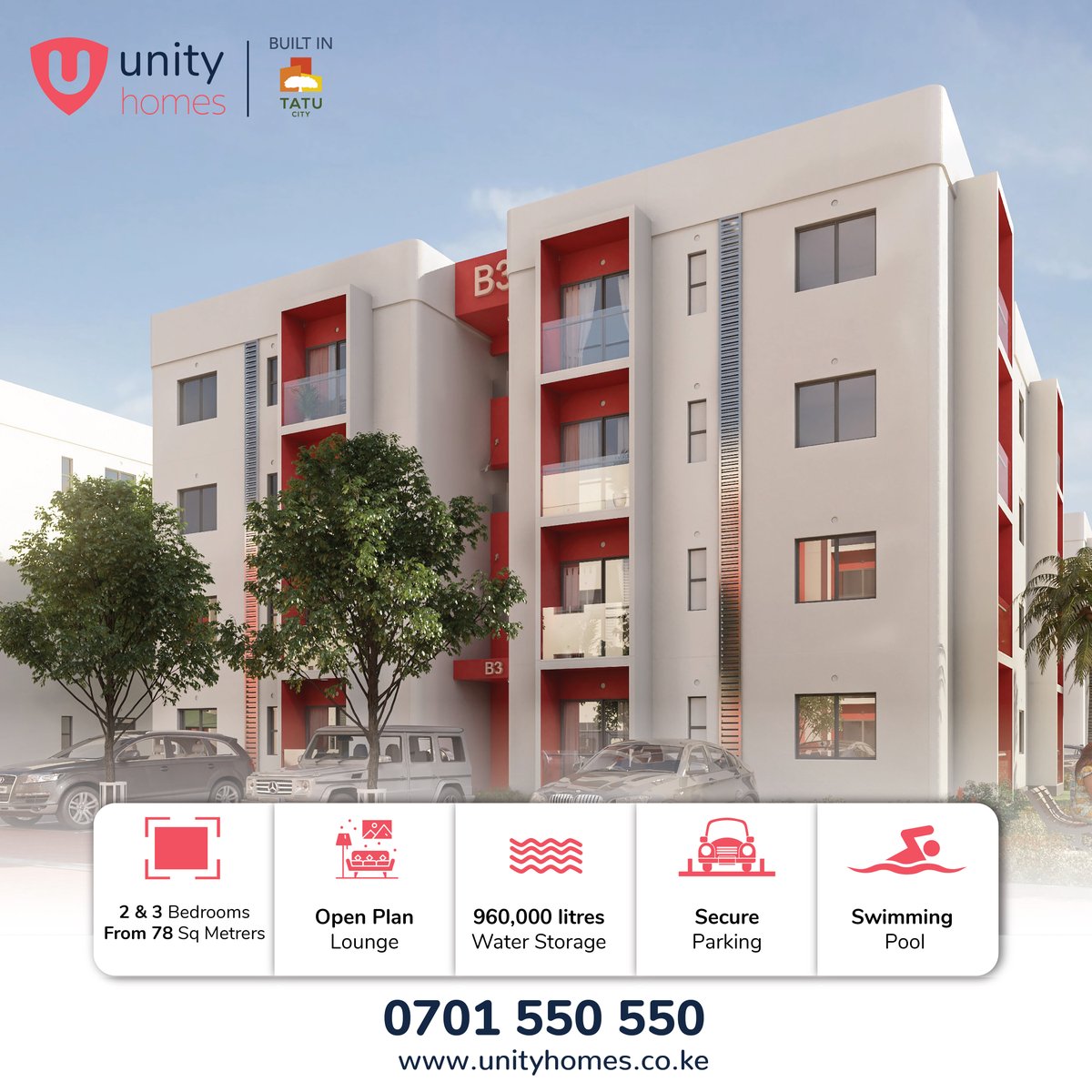 Find your perfect fit at Unity East with our 2 and 3-bedroom apartments that offer you a place to live and an abundance of social amenities to enhance your lifestyle. #modernapartments #socialamenities #unityeast