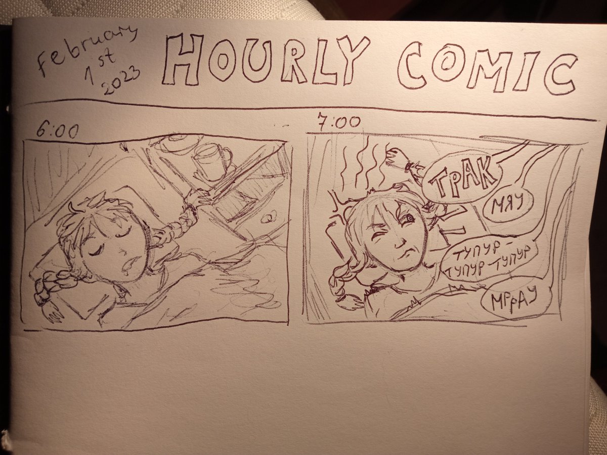 mellindart's tweet photo. #HourlyComicDay2023  Here I come. 
First time participating, comic is probably going to be alternating between English and Bulgarian. 
Wish me luck! https://t.co/l2Wvh3FOlu