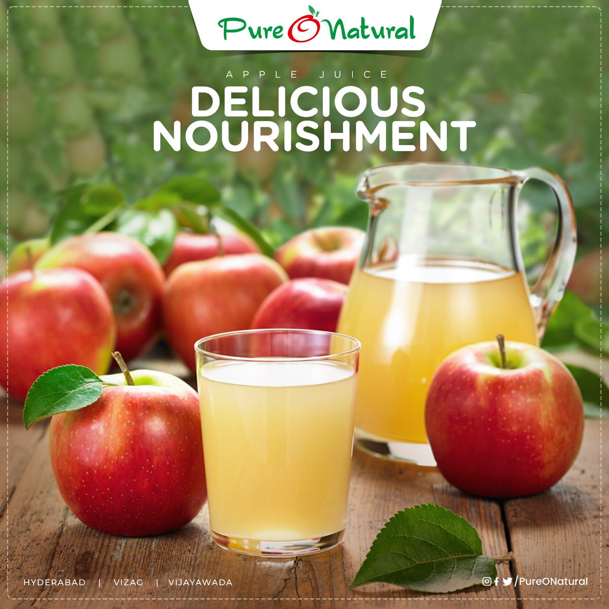 PureONatural_'s tweet photo. A Delicious Nourishment ❤

#AppleJuice #PureONatural #Hyderabad #Vizag #FarmFresh #FreshApples #Vijaywada #Healthy https://t.co/BNRV2nOjgZ