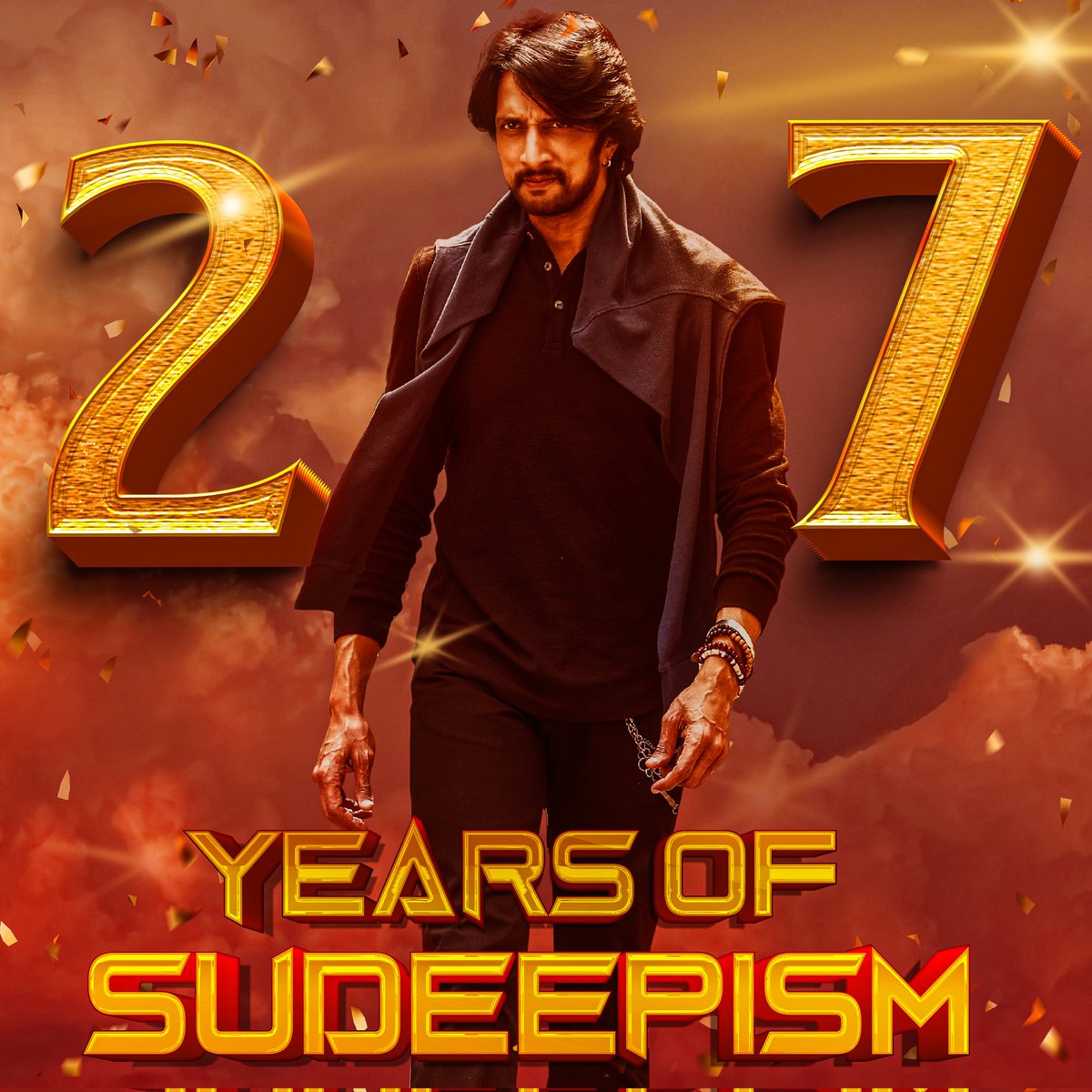 NimaShashiKumar's tweet photo. Congratulations @KicchaSudeep For Completing 27 Year's In Cinema's ❤️ Keep Entertaining 🤗
#27YearsOfKichcha #27YearsOfSudeepism https://t.co/oaumAvNdWd