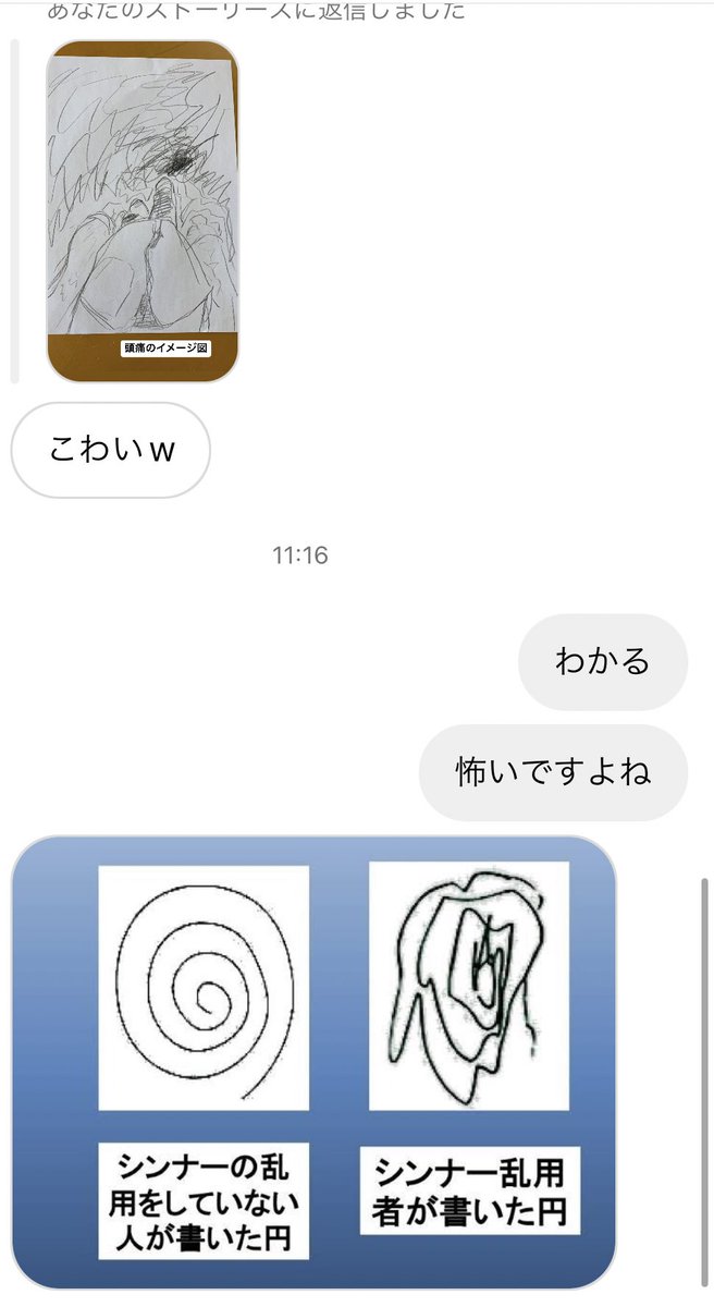 頭痛を紛らわすために描きなぐった絵をインスタに載せたらシンナー乱用疑われた https://t.co/gwr0oO0nrO