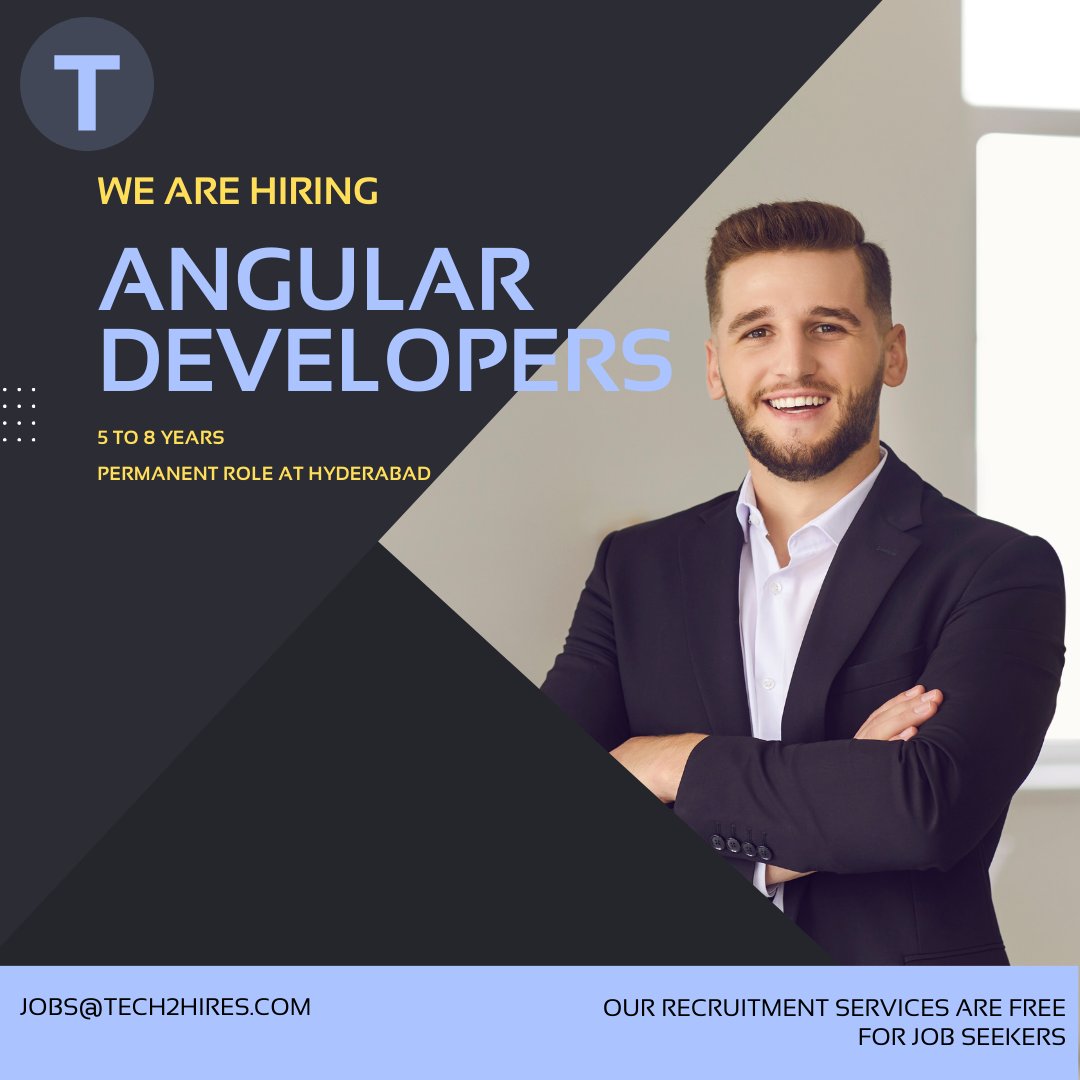 Tech2hires's tweet image. Current Software Job Opportunities in Hyderabad

ETL Test Engineer Jobs in Hyderabad

Dotnet Developer Jobs in Hyderabad

Angular Developer Jobs in Hyderabad

#jobs #jobsinhyderabad #hyderabadjobs #career #dotnet #ETL #DW #angular #jobsearch #tech2hires #rajniranjan