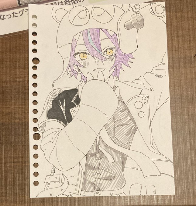 柴田さん(@sbt_m18 )に描いていただきました😭🙏優勝すぎる🎈 
