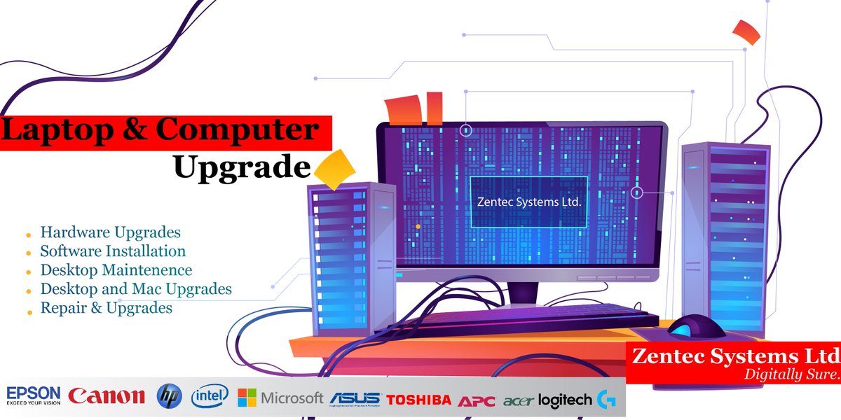 Zentec_Systems's tweet photo. LAPTOP &amp; Computer UPGRADE
👉 Hardware Upgrades
👉 Software Installation
👉 Desktop Maintenence
👉 Desktop and Mac Upgrades
👉 Repair &amp; Upgrades

Kibaki George Magoha Jackton Odhiambo Kuria #Transfers STEM Ruto Omaha Wafula Chebukati #Zentec

#LaptopRepairService #computer #apple https://t.co/1S7UgLw6It