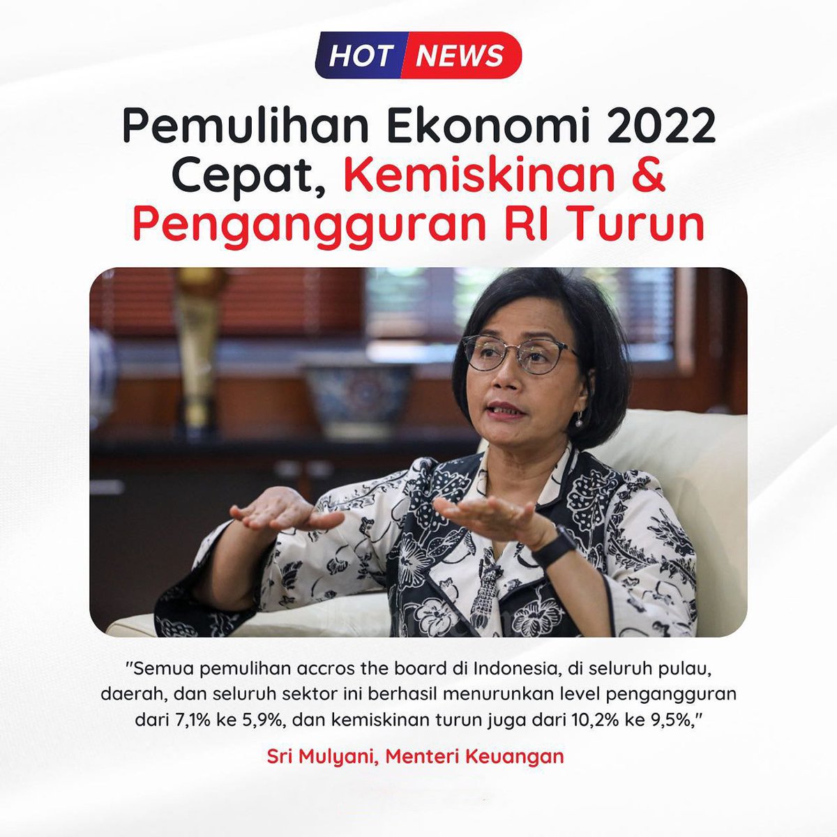 DittoNizer's tweet photo. Pemulihan Ekonomi 2022 cepat, kemiskinan dan pengangguran RU Turun
#Jokowi
#IndonesiaMaju https://t.co/QayixR1Ow5