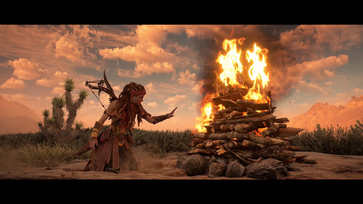 LenasView2's tweet photo. Horizon Forbidden West 🏹🔥 https://t.co/sPIZqOC0hv