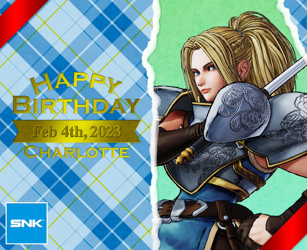 snk_enter's tweet photo. 【誕生日Pick UP】
SNKキャラクターの誕生日を1人ずつご紹介!
2月4日はシャルロットの誕生日です。
Happy Birthday!
#SNK #誕生日 https://t.co/8YhxbXjdcM