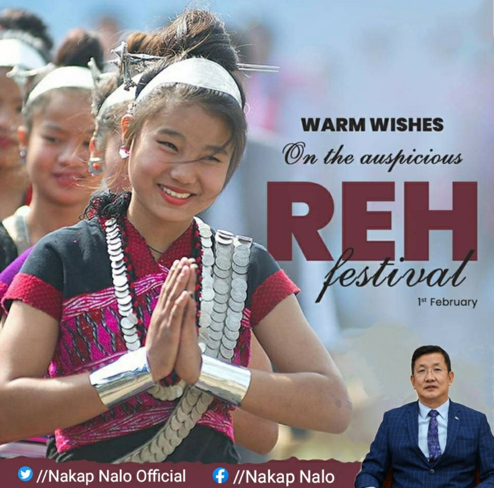 I extend my warm greetings to the brothers and sisters of Idu Mishmi community on the auspicious occasion of Reh festival. May Almighty fill everyone’s life with joy, prosperity and good health. #HappyRehFestival