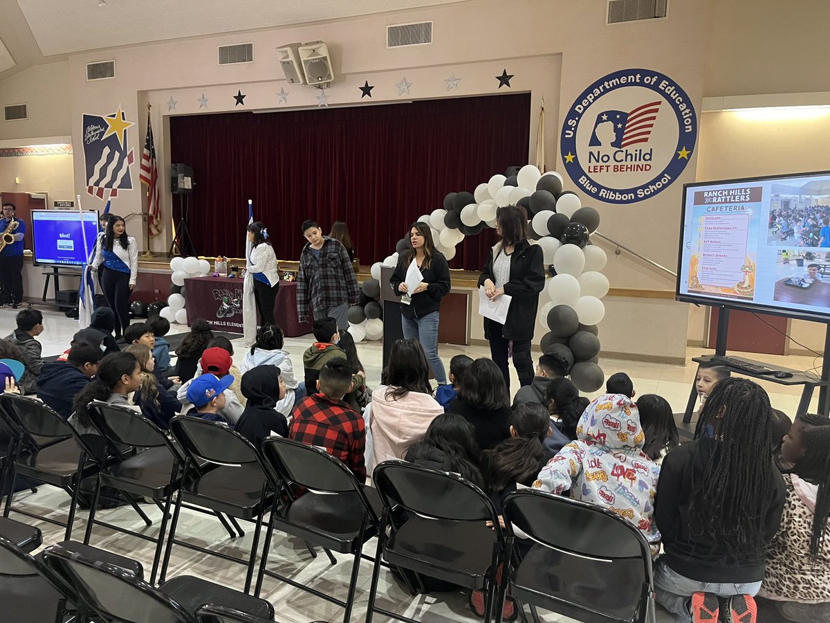 RanchHillsPUSD's tweet photo. We kicked off our PBIS launch with a little help from our friends! Thank you @DiamondRPUSD for leading our Rattlers! It was a morning full of learning, laughter, and celebration. Great job, RH scholars 🐍⭐️ Keep shining like the STARS that you are #proud2bePUSD #weareSTARS https://t.co/QBhbsvQsiR