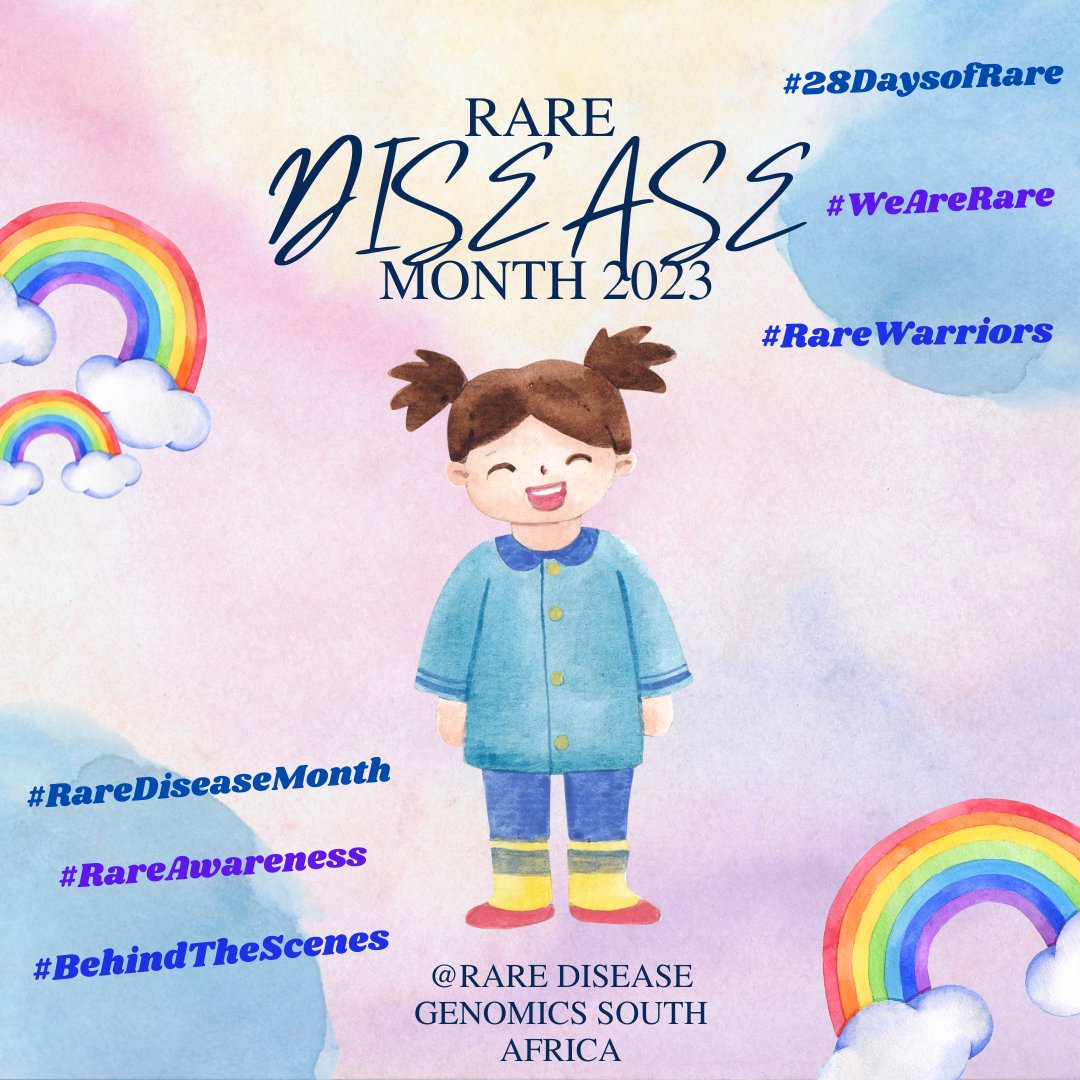 RareGenomicsRSA's tweet photo. #28DaysOfRare 2023 begins...
This #RareDiseaseMonth, join us as we go #BehindTheScenes to meet our team, see how we work &amp; most importantly meet the #RareWarriors and get to know them better!🤩
Raising #Awareness of people behind #RareDiseases in South Africa. https://t.co/Bj1k5rELw5