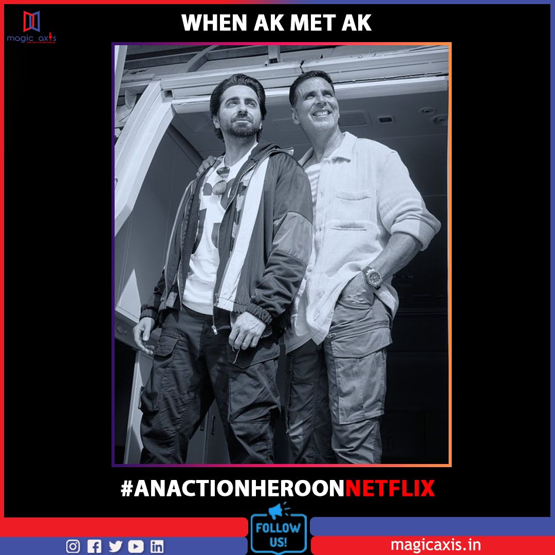 When  Ak met Ak
A chase that is sure to leave you stunned 💯 Experience it all on @NetflixIndia!💥

#AnActionHero #AnActionHeroOnNetflix #CYPPL #Netflix #NetflixIndia
@ayushmannk #AnirudhIyer #BhushanKumar #KrishanKumar @JaideepAhlawat @Neerajyadav911 @aanandlrai #MagicAxis