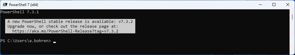 andresbohren's tweet image. 🚨New release of #PowerShell7 has been released v7.3.2
bit.ly/3X1RmBO