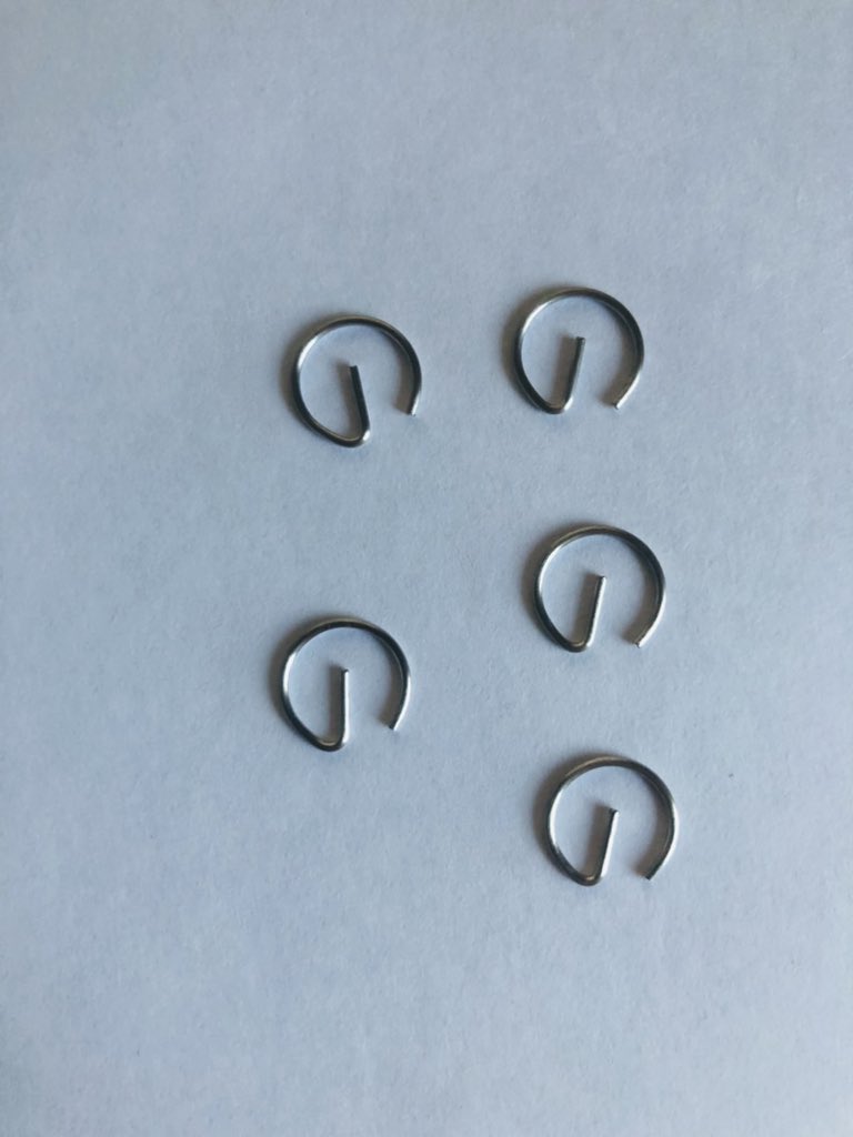 tungsten clips，ready for shipping