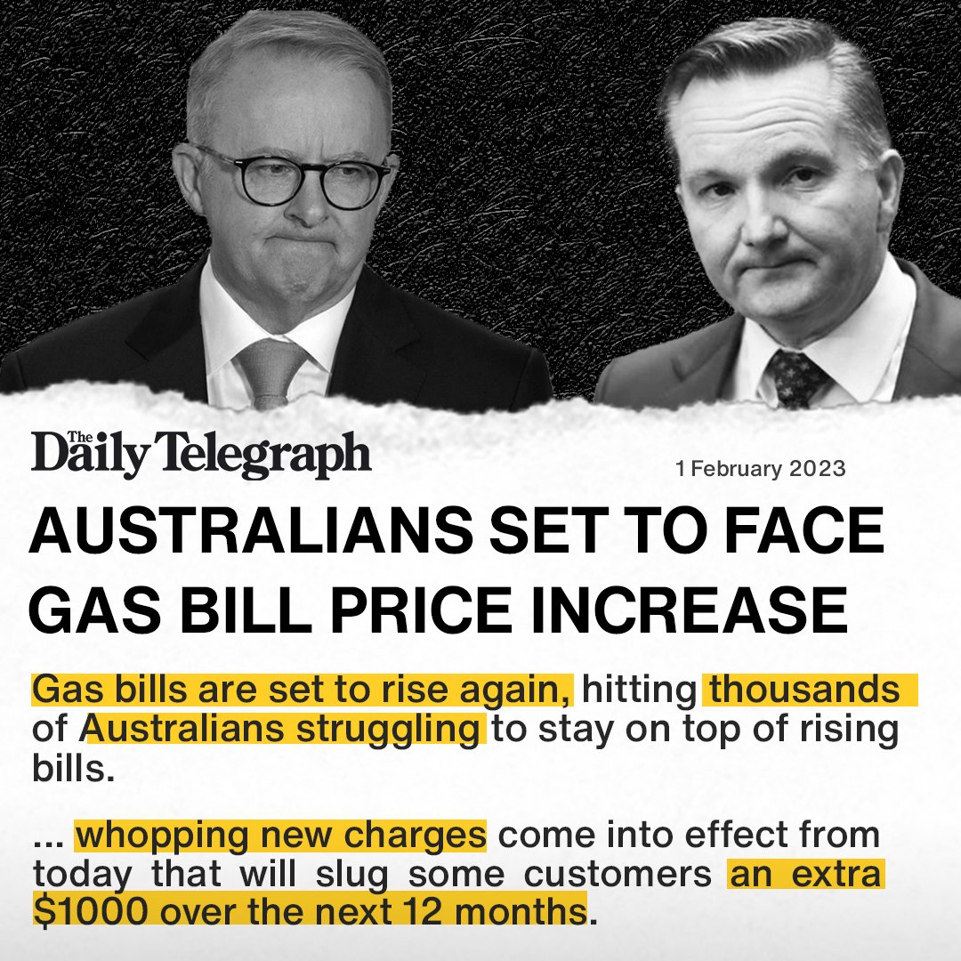 Labor’s disastrous eleventh-hour energy intervention has failed to reduce skyrocketing power prices with many Australians today copping a massive increase to their gas bill of up to $1,000 per year. 

#auspol #EnergyCrisis #energybills