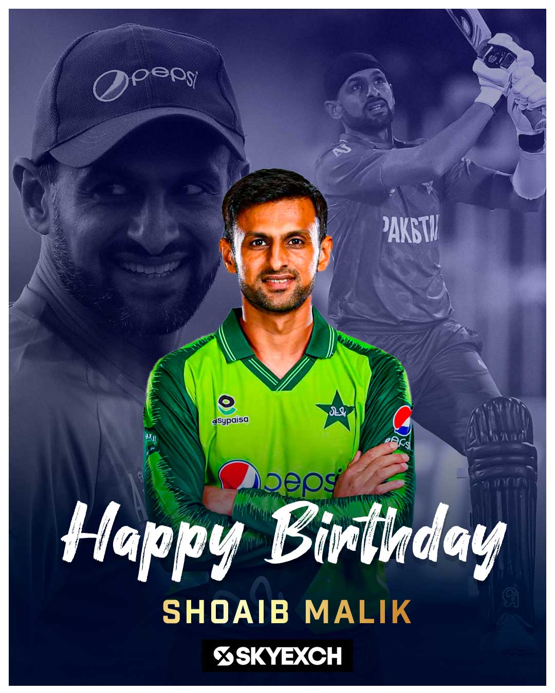 Here\s wishing Shoaib Malik a very Happy Birthday.     