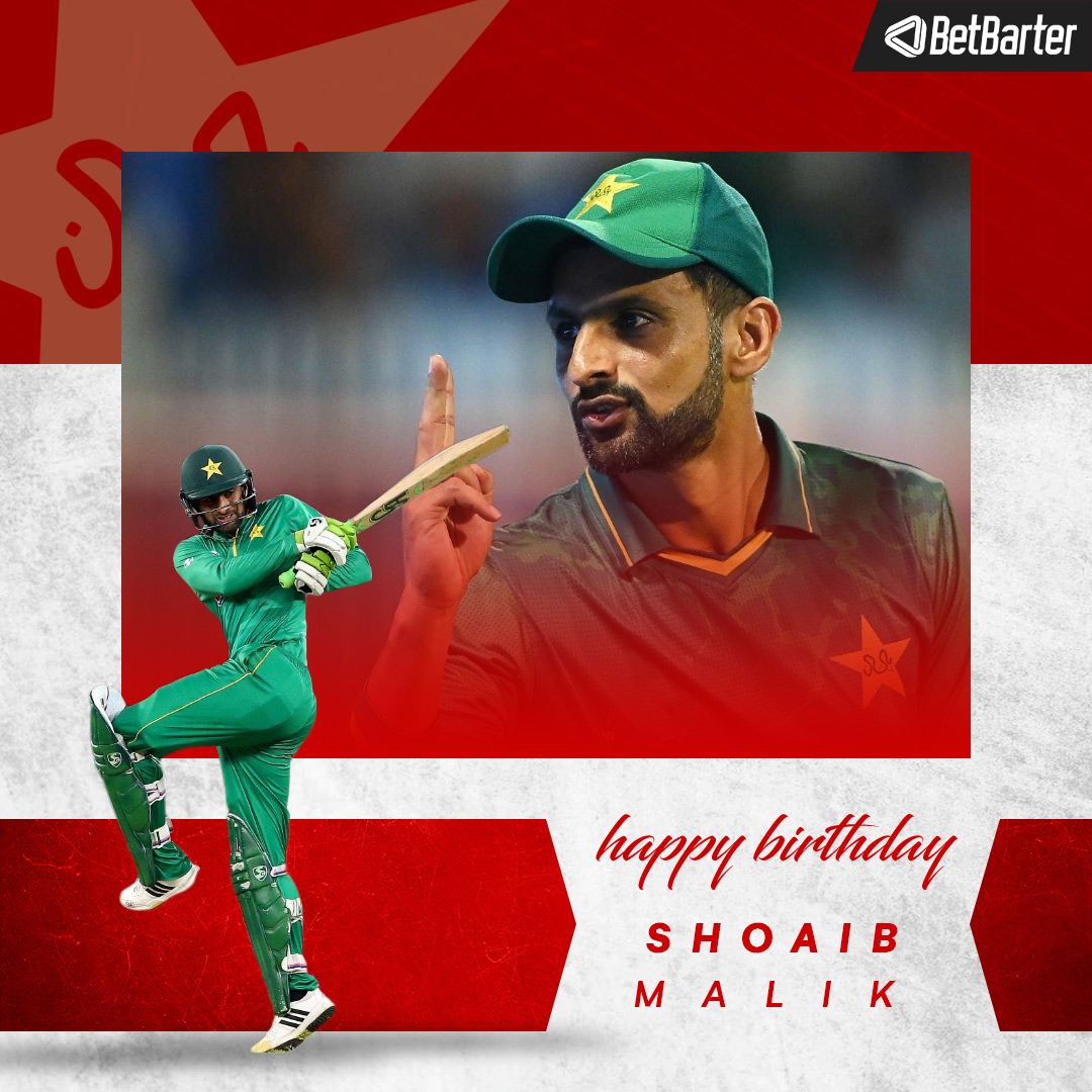 Wishing a very Happy Birthday to Shoaib Malik.     