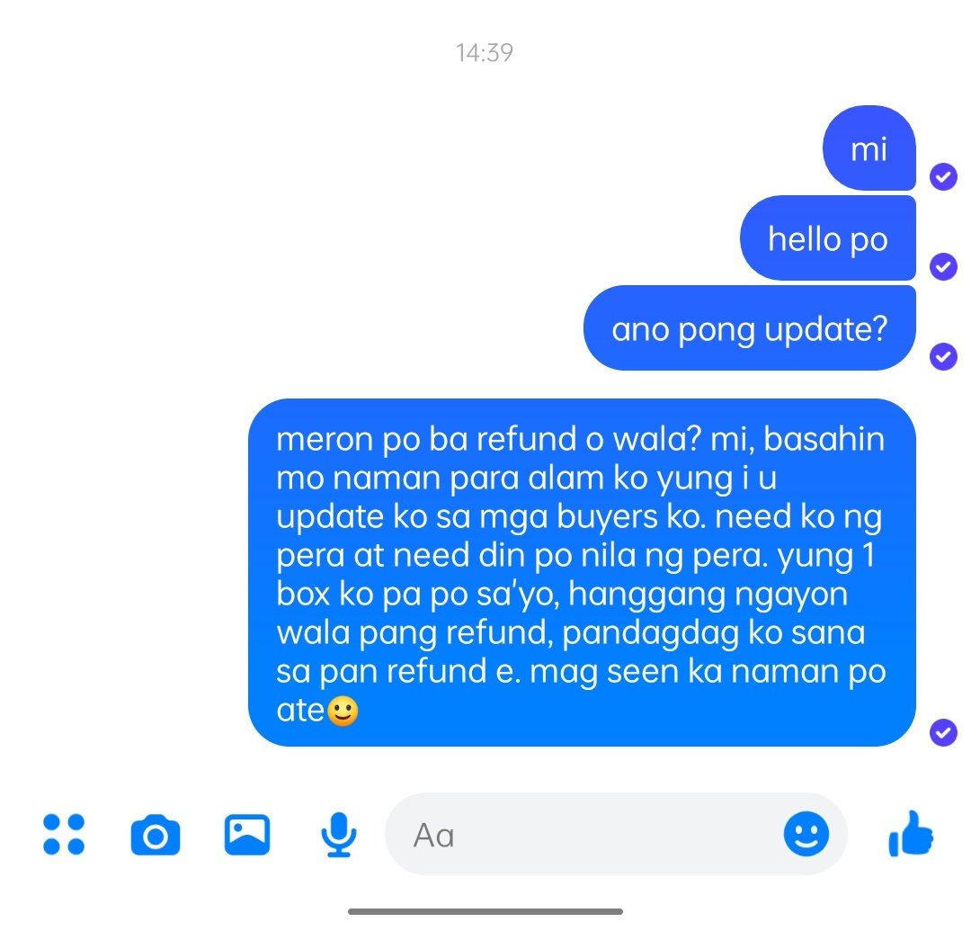 shopnikatkat's tweet photo. update po!
hanggang ngayon, wala pa po siyang response. :(( https://t.co/Wsw2InYsZw