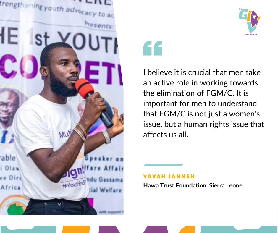 The fight to #EndFGM/C is gaining momentum every day. Discussions centered within this topic are an essential part of this fight.With a united front and strength of a collective global voice📢 we can make a real difference @Yayahjanneh1
