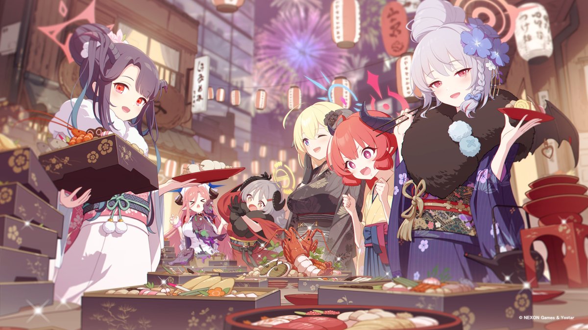 お正月ｷｰﾋﾞｼﾞｭｱﾙ描いてみた！！ あけおめでした💚💚 #ブルアカ