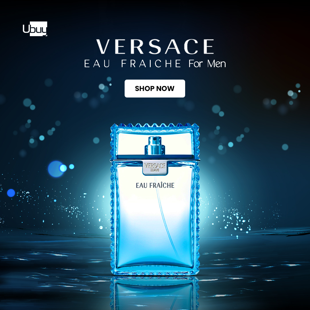 Elevate your style with the bold and fresh scent of Versace Eau Fraiche for Men 👌

Shop Now👉bit.ly/Versace-Perfume

#Versace #EauFraiche #ScentOfSuccess #InternationalShopping #Ubuy