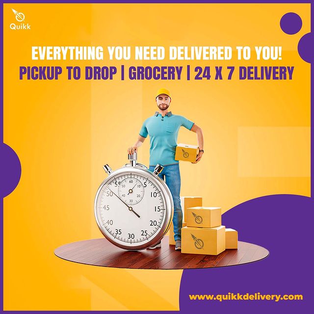Quikk delivers everything you need right to your doorstep from groceries to medicines. We’ve 24*7 deliveries available for all your special needs to make your life more convenient.

Install the app now.
play.google.com/store/apps/det…...

#Quikk #registernow #logistics #DeliveryPartner