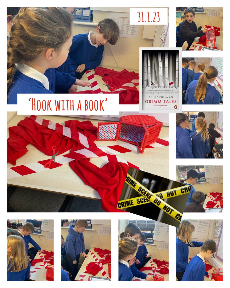 Highgateacademy's tweet photo. Attenborough &amp; Shakespeare classes were curious at what had been left in the classroom over the weekend. They made some great inferences based on the clues they could see. #Hookwithabook #GrimmTales https://t.co/KUqdBmS450