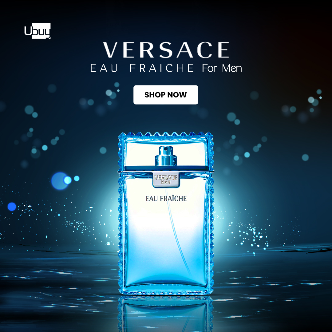 Elevate your style with the bold and fresh scent of Versace Eau Fraiche for Men 👌

Shop Now 👉 bit.ly/Versace-Perfume

#Versace #EauFraiche #ScentOfSuccess #InternationalShopping #Ubuy