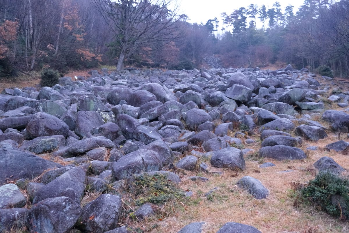 TRIPBASESTYLE's tweet photo. アンバサダー通信【広島】
　
広島世羅から車で20分程にある観光スポット「久井岩海」
東京ドーム4.7個分、約22haに広がる巨岩が堆積する圧巻の眺望は必見です！
水音峡とう場所では岩に耳を当てると地底の水流が聞こえるとか！
https://t.co/29sU0UwaBT
#フェアフィールド道の駅
#広島観光 https://t.co/gqcchmtgNW