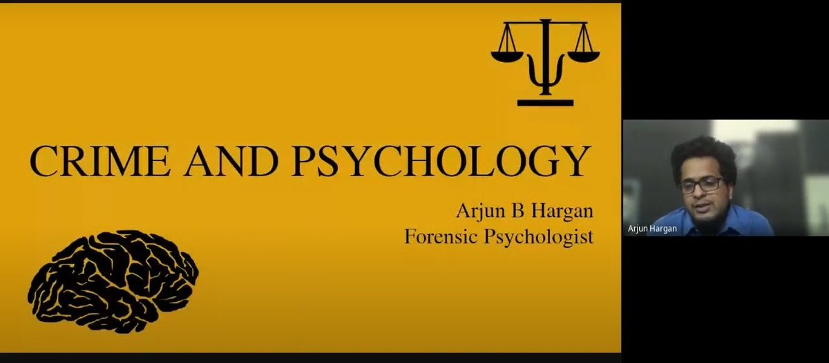 HarganArjun's tweet photo. On the 29th of January, I conducted a workshop organised by my workplace @cognizavest on the relationship between Crime and Psychology which was attended by a good 40+ people! Thrilled on the success of the workshop, loved every bit of it.

#CriminalBehaviour #ForensicPsychology https://t.co/8ShE2wXfsP