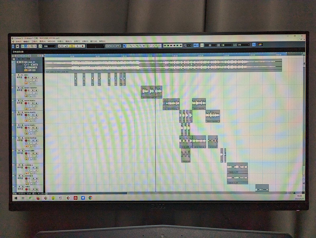 SAGA3K's tweet photo. yesterday was super productive 💪

☑️done vocal recording for upcoming collab w/ @NUO2069
☑️wrapped up vocal part &amp; arrangement for another song made w/ @0x_music generative midi stems
☑️written a few bars for my crew album which are set to be released later this year

2023 LFG🚀 https://t.co/6nX1ty8o5X
