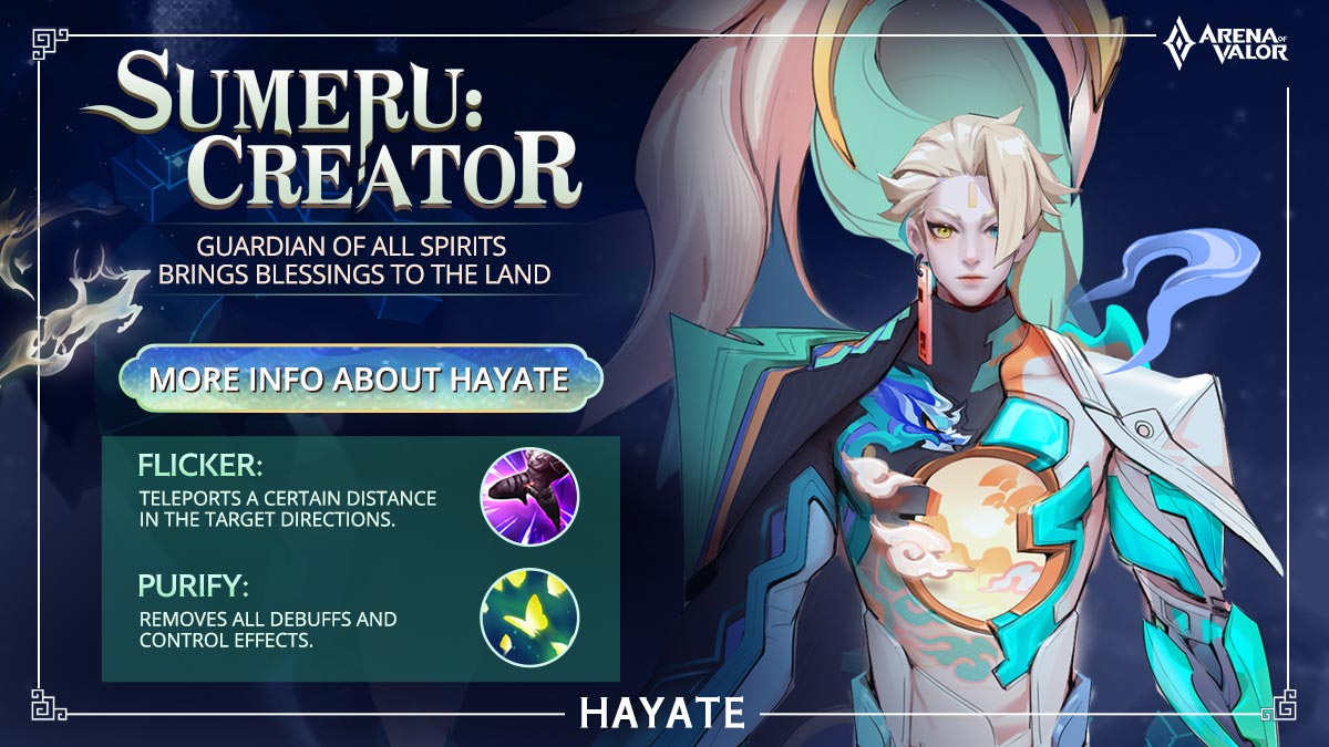 Hayate-Sumeru: Creator 

Hayate-Sumeru: Creator is mysterious and powerful. The luster of gems and rare metals further reflects his dignity!

Hayate-Sumeru: Creator earns all victories with his amazing talents!

#Hayate #ArenaofValor #AoV #newskin