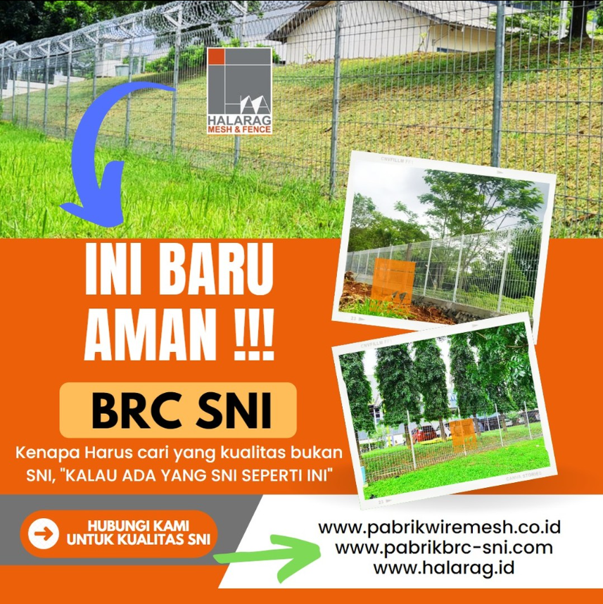 ziawiremesh's tweet image. PT Halarag Baja Utama

More information, please check our Website :
pabrikwiremesh.co.id
pagarbrc-sni.com
halarag.id
pagarbandara.co.id

#pagarbrc #halarag #pagarbandara #pagarbts #plts #harmonika #pagarharmonika #pagarchainlink #chainlink