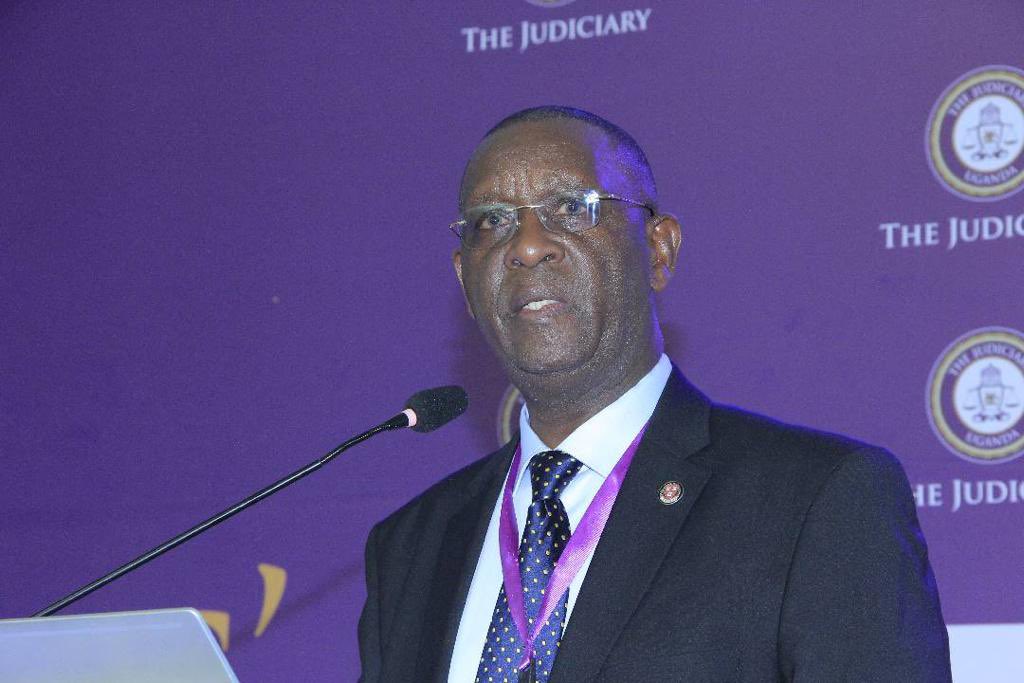 JudiciaryUG's tweet photo. Happening Now:Day III of the 24th Annual Judges Conference at the Mestil Hotel and Residences has kicked off with a presentation by The Permanent Secretary/Secretary to the Judiciary, Dr Pius Bigirimana, on the role of a Judge in Financial Management in the Judiciary.#24thAJC https://t.co/0wXBjetvev