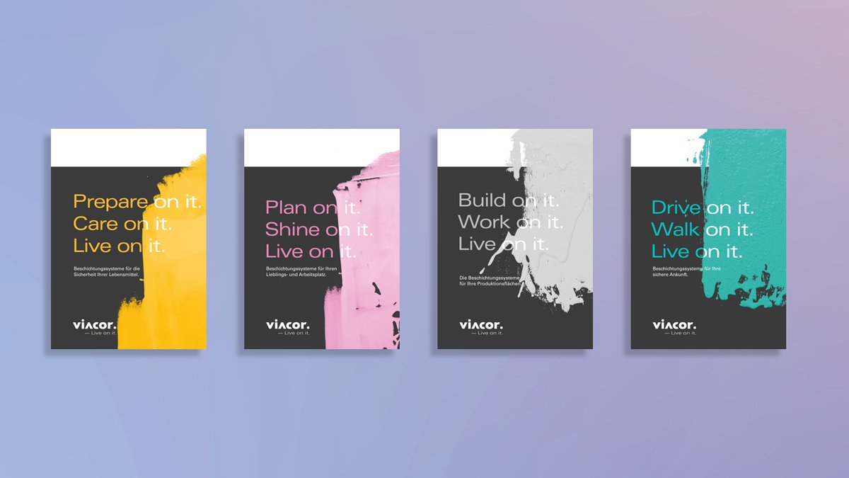 ViacorPolymer's tweet photo. Neue Broschüren - New Brochures! Das komplette Portfolio der Industrieboden- und Parkflächen-beschichtungen und in 4 Broschüren.

VIACOR Download Center: 🇩🇪https://t.co/8BTO5MJfWR / 🇬🇧https://t.co/2ML4t4Uoot

#food #parking #office #production #flooring #brochures #new https://t.co/HxowE8K1Dw