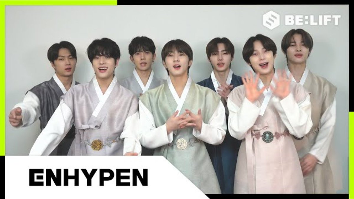 Seollal is here! The first 2023’s holiday in black rabbit’s year. Happy Lunar New Year, ENGENEs! Have a wonderful year, may you always be happy this year. Enhypen is with you for a genuinely fun and happy 2023.
🔗 youtu.be/FJJ2NbuUS48