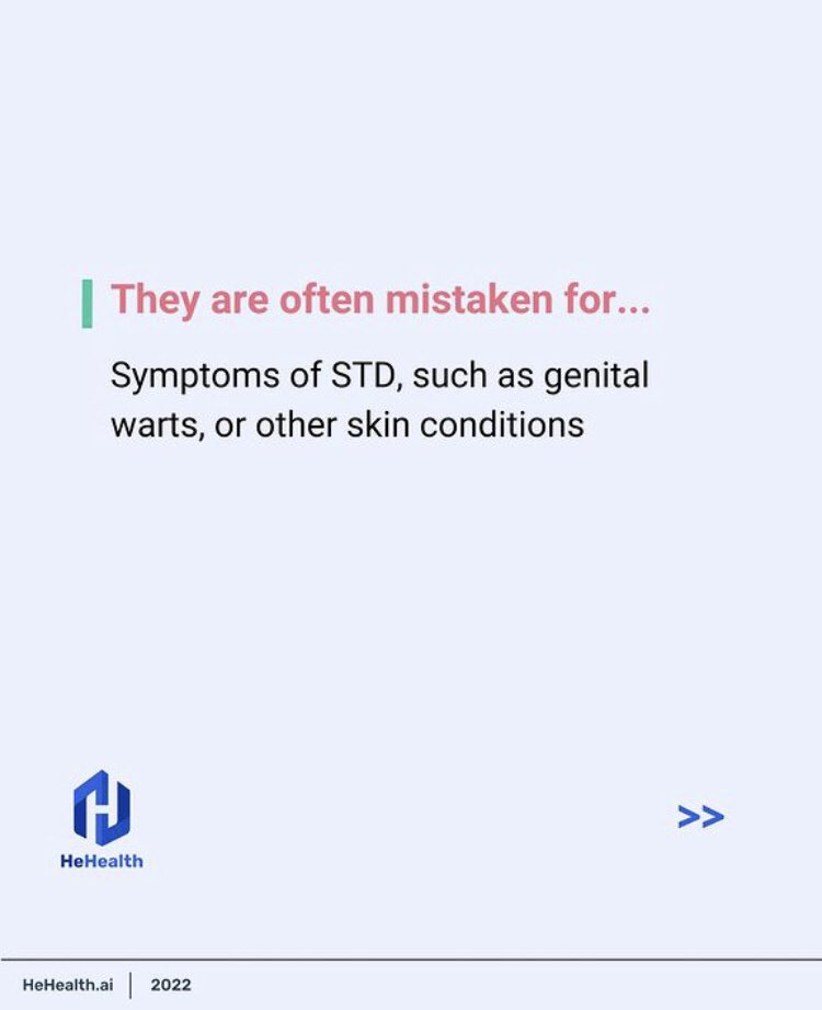 HeHealthai's tweet photo. Are you seeing small white/pink/yellowish bumps that appear in a row around your penis head? That might be pearly penile papules. It is NOT a symptom of an STD or other skin conditions!
#menshealth #penishealth #HeHealth #Health #Healthyliving #Healthcare #Awarness https://t.co/AIllOr9fdM